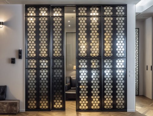 Раздвижная декоративная перегородка/ рисунок IDENT N A-051