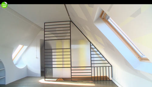 Стационарная перегородка с комбинированным стеклом