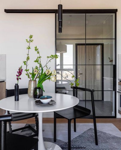 Раздвижная перегородка между кухней